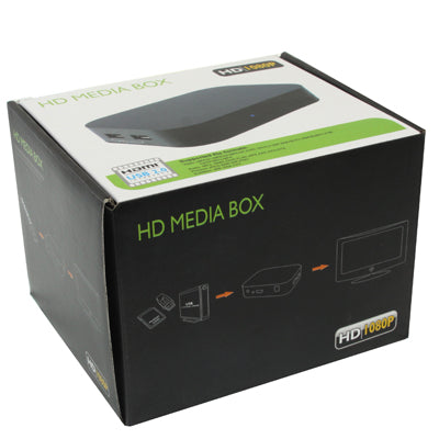 1080P Full HD Media Player with Remote Control & HDMI Interface, Support SD Card / USB Flash Disk / Autoplay / Repeat Play(Black)