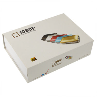 Mini Full HD 1080P HDMI Multimedia HDD player with SD/MMC/SDHC Card reader/HOST USB  Function, External HDD, Size: 85x55x10mm(Silver)