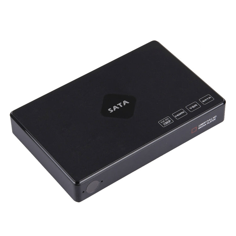 1080P HD Media Player, Support SD / MMC Cards(Black)