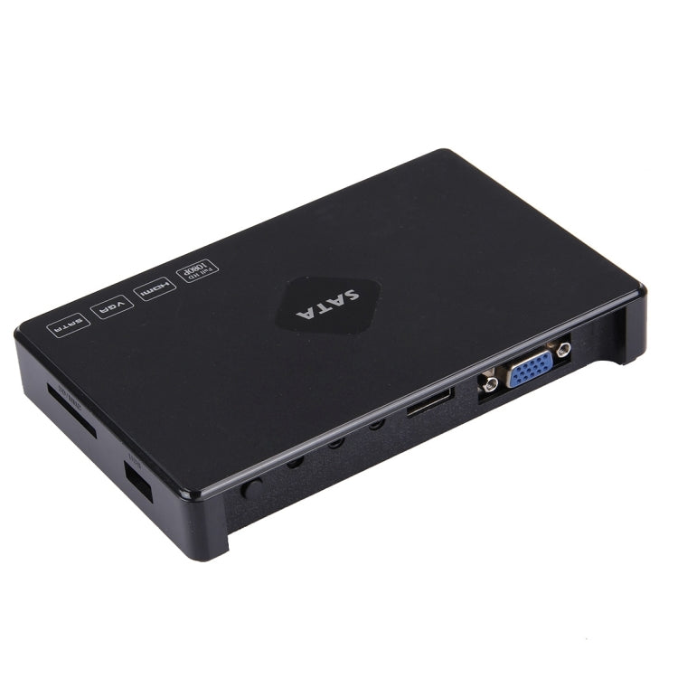 1080P HD Media Player, Support SD / MMC Cards(Black)