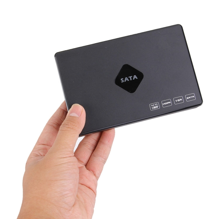 1080P HD Media Player, Support SD / MMC Cards(Black)