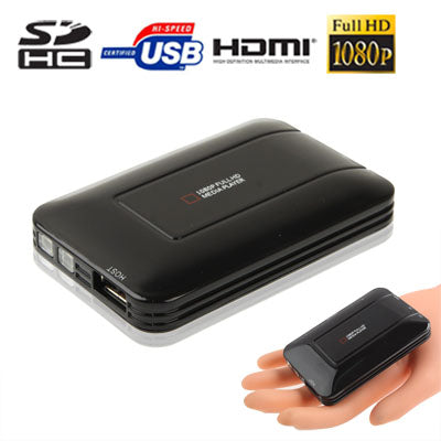 Mini Full HD 1080P HDMI MultiMedia HDD player with SD/MMC/SDHC Card reader/HOST USB