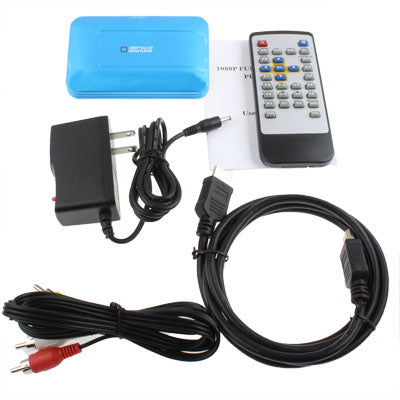 Mini Full HD 1080P HDMI MultiMedia HDD player with SD/MMC/SDHC Card reader/HOST USB