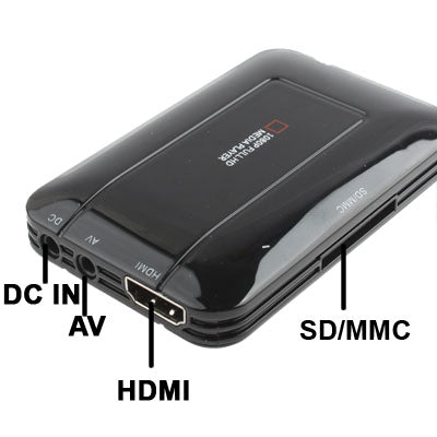 Mini Full HD 1080P HDMI MultiMedia HDD player with SD/MMC/SDHC Card reader/HOST USB
