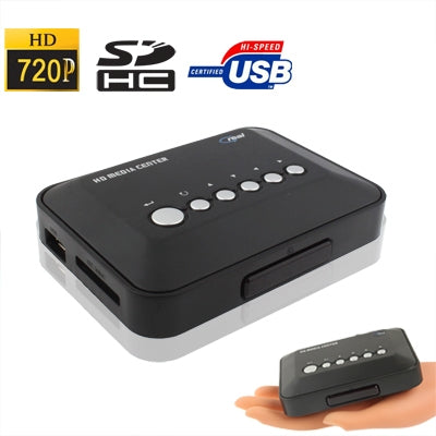 720P HD Media Player, Support SD/MMC Card / USB Flash Disk