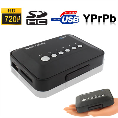 720P HD Media Player, Support SD/MMC Card / USB Flash Disk