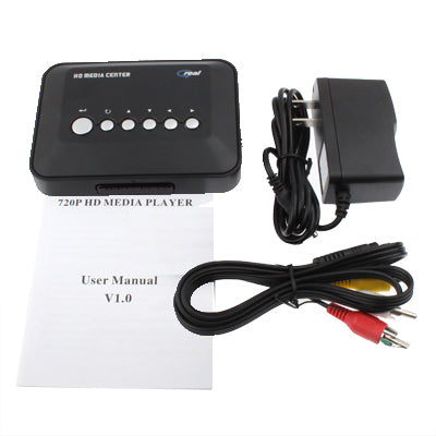 720P HD Media Player, Support SD/MMC Card / USB Flash Disk