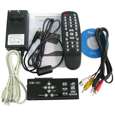 2.5 inch / 3.5 inch SATA HDD HDMI TV Player, Support SD/MMC Card