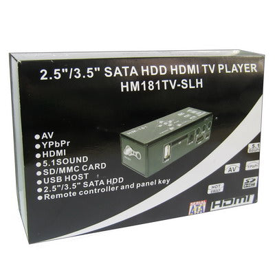 2.5 inch / 3.5 inch SATA HDD HDMI TV Player, Support SD/MMC Card