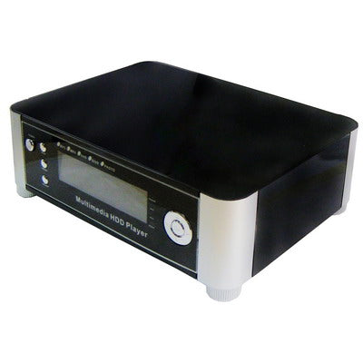 3.5 inch SATA/IDE HDMI (1080i/720p)  DIVX HDD Player + SD/MMC Card Reader+SPIDF and Coaxial port, 5.1CH+HOST+LCD+Fan, Support UP to 1TB hard disk, Use ESS/Silan8366 Chipset(Black)