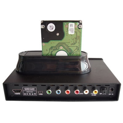 2.5 & 3.5 inch SATA  HDD 1080P Full HD Media Player Docking Station, 1080P HDMI1.3 RM/RMVB /MKV/H.264/TS Media Player with Card reader