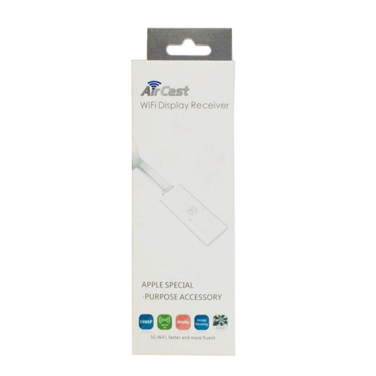 X6 Dual Band AirCast 2.4G / 5G Wifi Complete 1080P Miracast HDMI TV Dongle, Support Android OS & iPhone 5 / 5S or Above & iPad 3 or Above OS , CPU :Single Core ARM Cortex A9 1GHz(White)