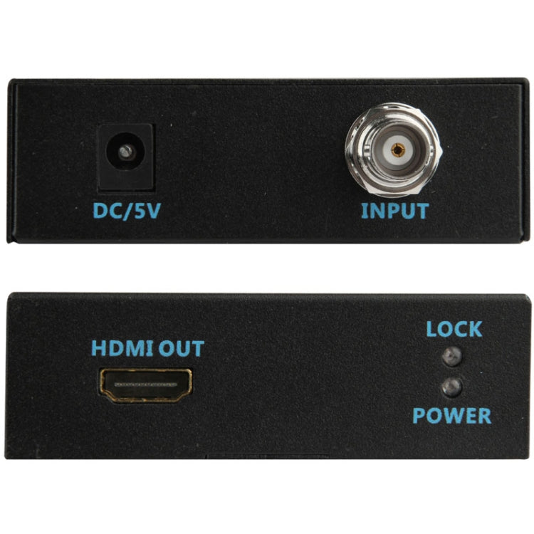Full HD Output 1080P SDI To HDMI Converter 3G-SDI to HDMI for Driving Monitor, Model: AY-3501(Black)