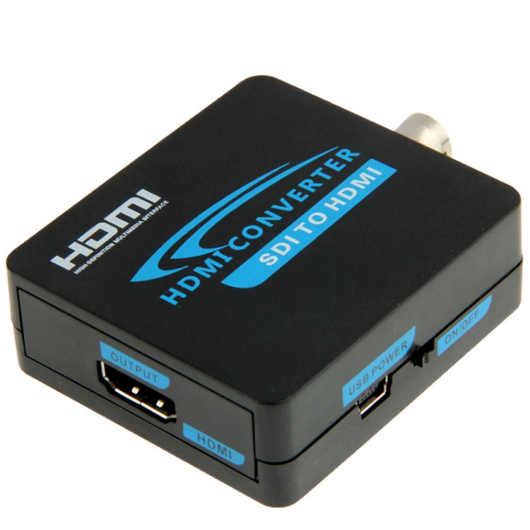 Full HD Output 1080P SDI To HDMI Converter 3G-SDI to HDMI for Driving Monitor, Model: AY37(Black)