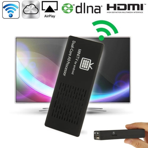 Mini PC for Android 4.1 Dual-core A9 Processor, Support Wifi, Support TF Card(Black)