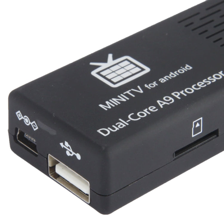 Mini PC for Android 4.1 Dual-core A9 Processor, Support Wifi, Support TF Card(Black)