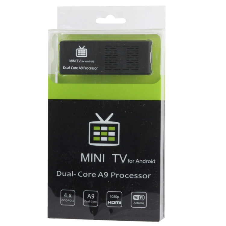Mini PC for Android 4.1 Dual-core A9 Processor, Support Wifi, Support TF Card(Black)