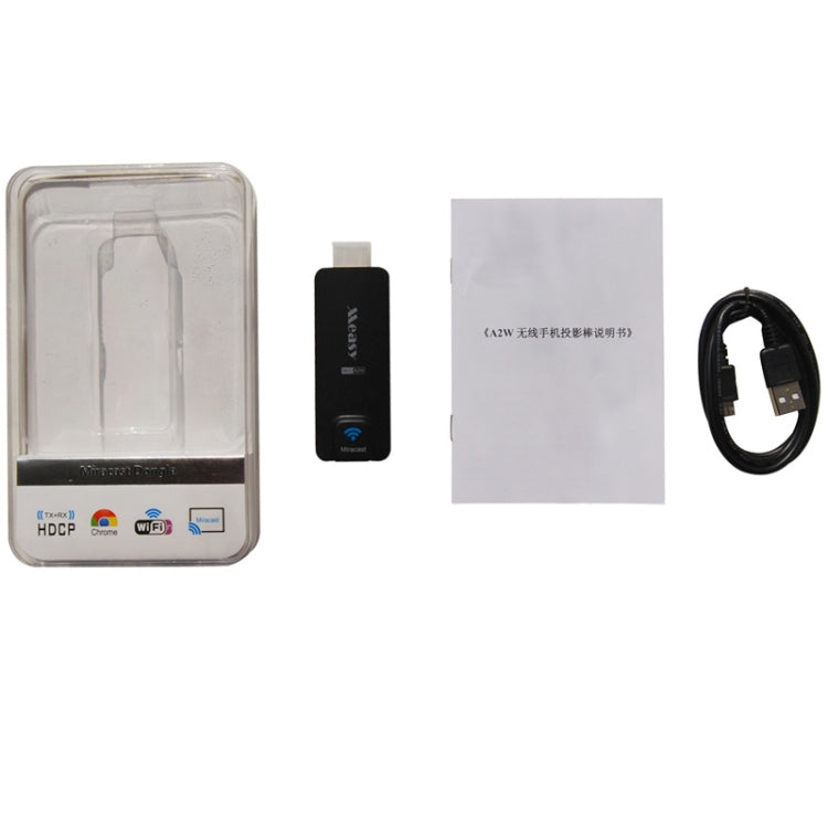 Measy A2W Miracast Ezcast Dongle Streaming Dongle with HDMI / Wi-Fi / Airplay DLNA(Black)