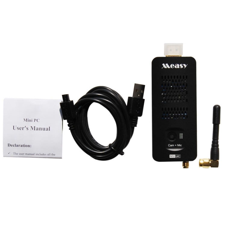Measy U4C Quad-Core Android 4.2 Mini PC TV Box Built-in Camera & Mic & Bluetooth(Black)