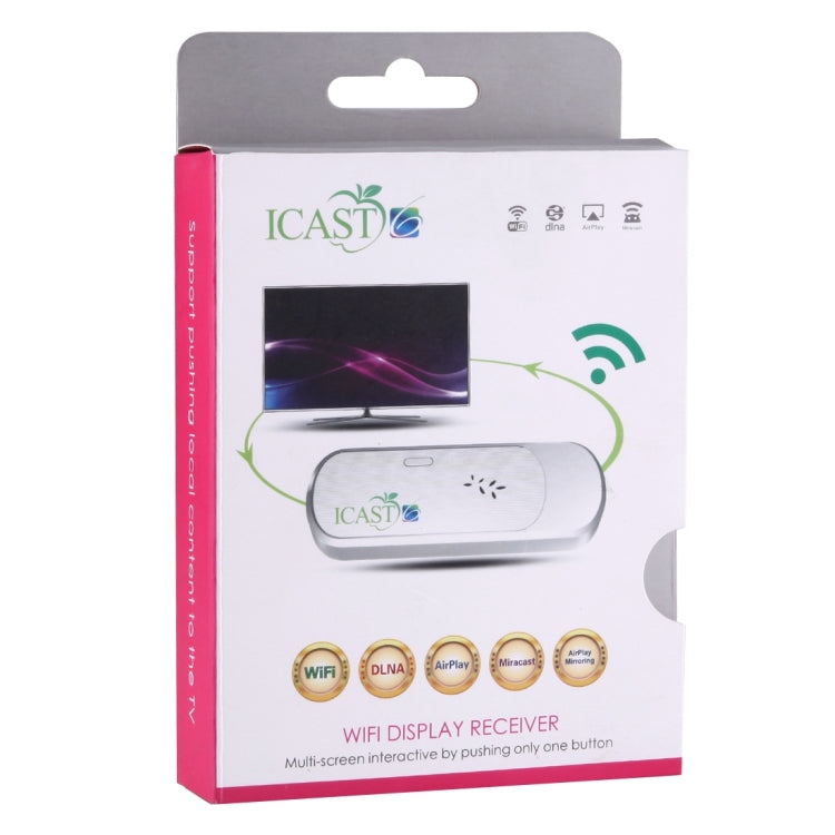 M1 IPUSH HDMI AirPlay DLNA WIFI Displayer Receiver for Android OS / iOS Below 7.0 Devices (Just for AIRPLAY IPUSH, Not Support iPhone 5S)(White)
