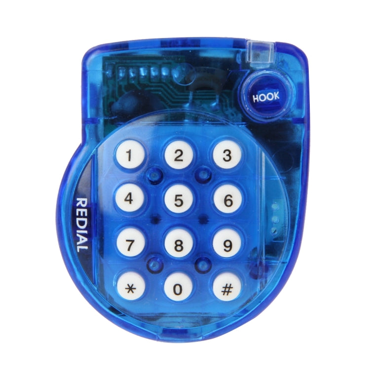 QL-2008 Phone Genius Mini Handsfree Telephone, Size: 57 x 46 x 26mm(Blue)