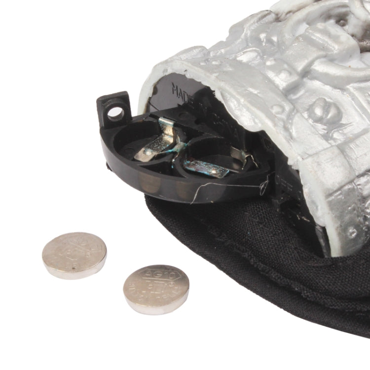 Halloween Scary Skeleton Bones Glow Gloves(Black)