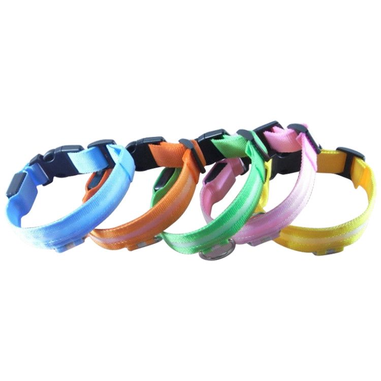 Adjustable 3-Mode LED Flashing Dog Collar (Random Color Delivery)