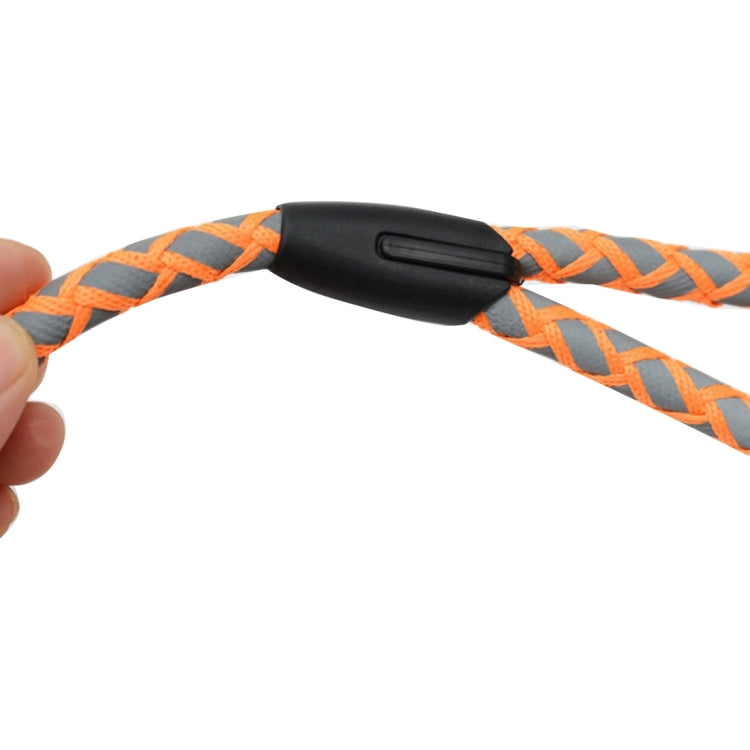 Durable Harness Lead Leash Traction Rope Dog Safety Rope Chain with Reflective Stripe, Size: 120cm(L) x 2.0cm(D), Random Color Delivery