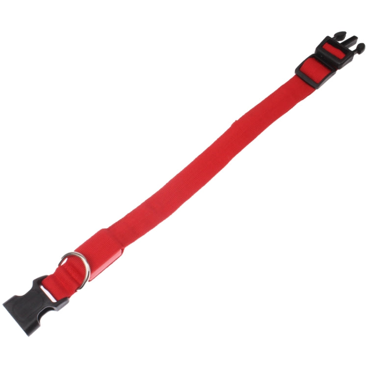 Adjustable 3-Mode LED Flashing Dog Collar, Size: XL(Red)