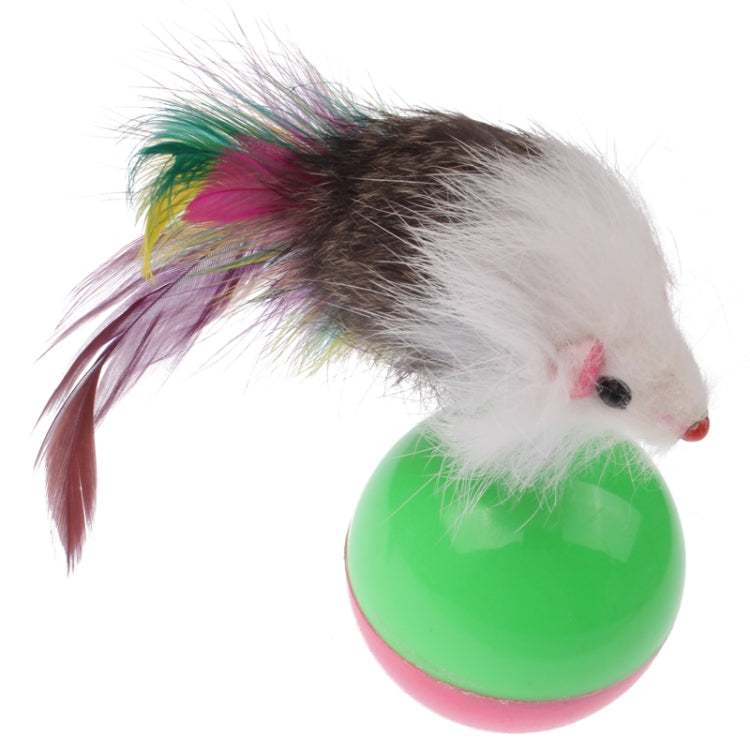 Cute Mouse Style Tumbler Pet Cat Toy, Random Color Delivery