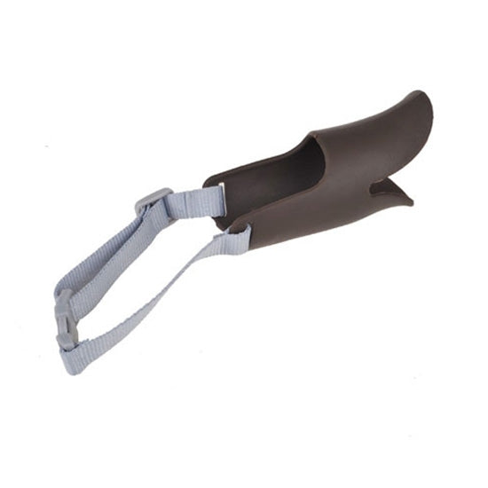 Cute Duck Mouth Shape Silicone Muzzle for Pet Dog, Size: S