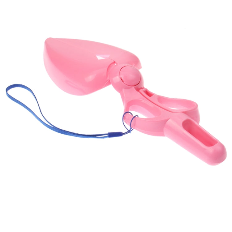 Practical Plastic Scissor Shaped Feces Picker Excrement Clip