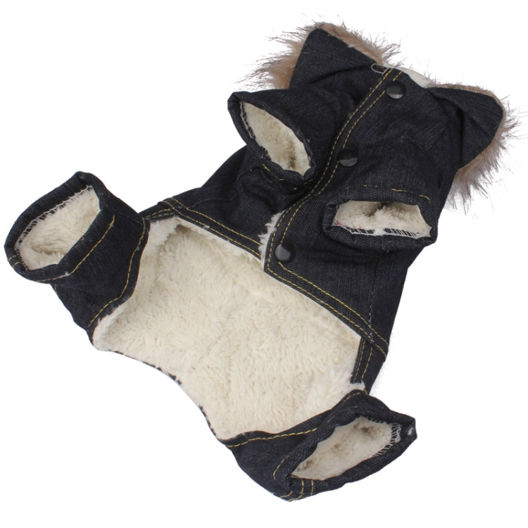 Stylish Denim Dog Coat Autumn / Winter Clothes