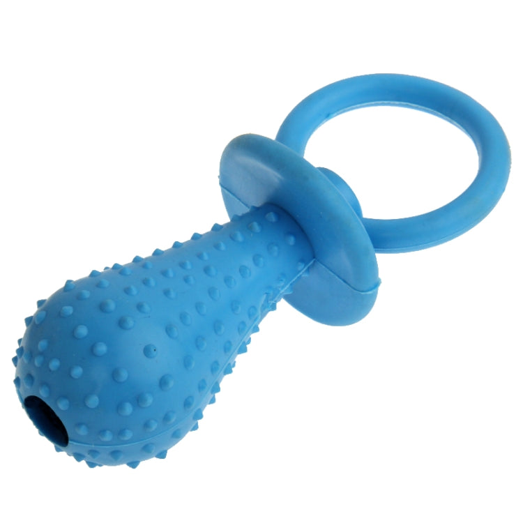 Pet Teeth-Cleaning Nipple Bet Toy for Dog, Random Color Delivery (Blue)