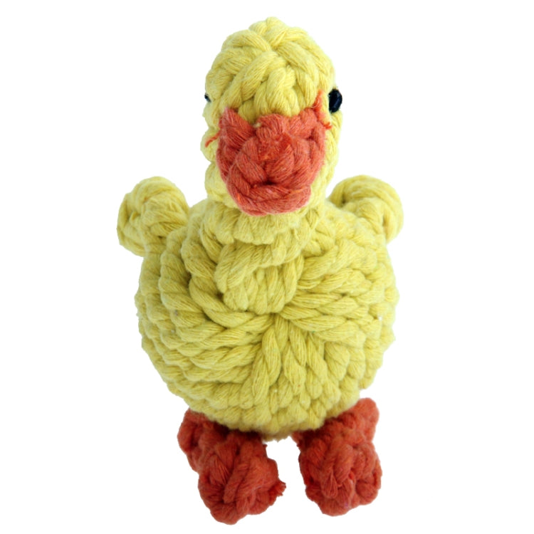 Duck Style Pet Handmade Cotton Rope Toy