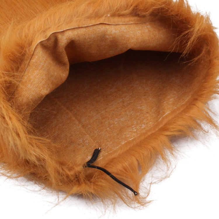 Large Pet Dog Cat Lion Wigs Mane Hair Festival Party Fancy Dress Clothes Costume