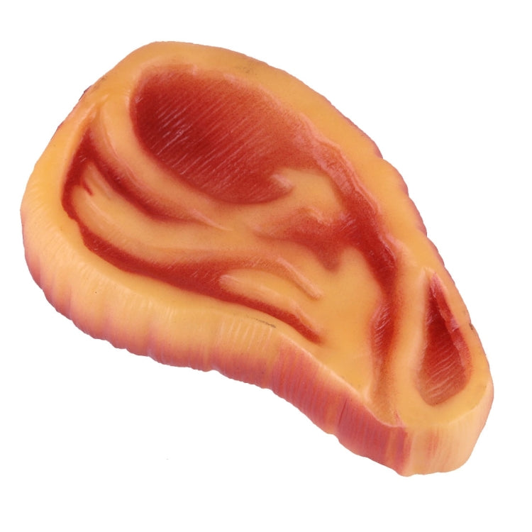 Streaky Pork Shape Plastic Pet Toys with Whistle for Dogs / Cats(Orange)