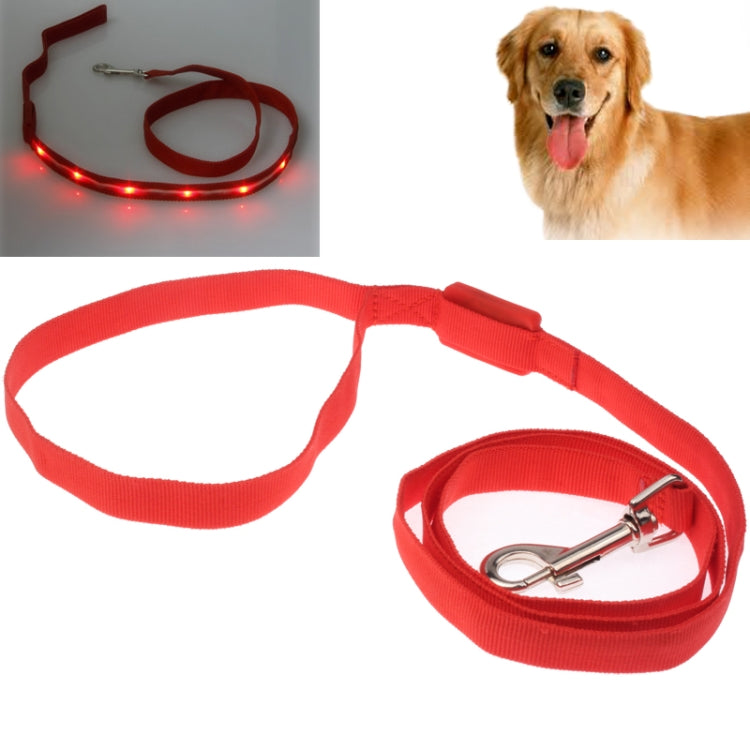 Portable LED Light Flexible Leash String Strap Rope Lead for Dog