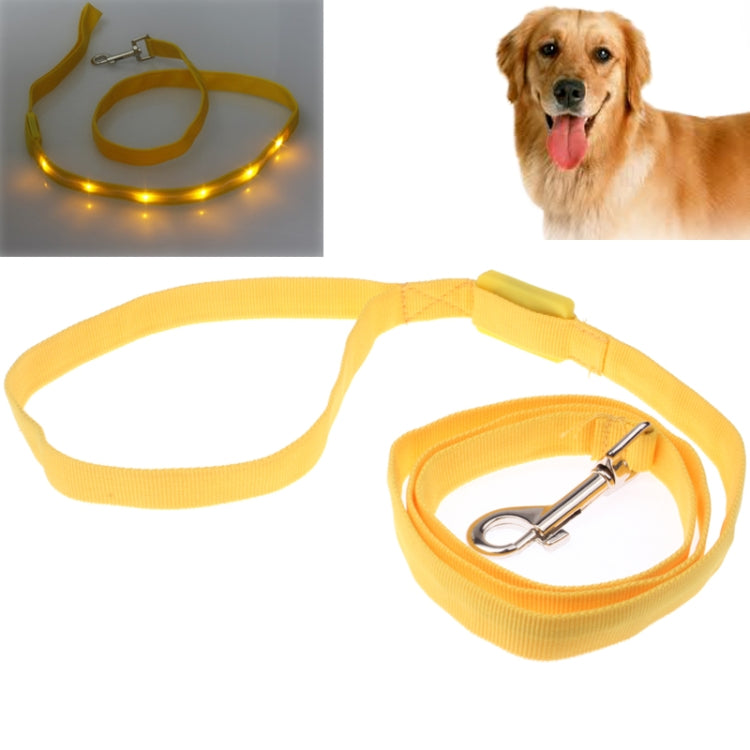 Portable LED Light Flexible Leash String Strap Rope Lead for Dog