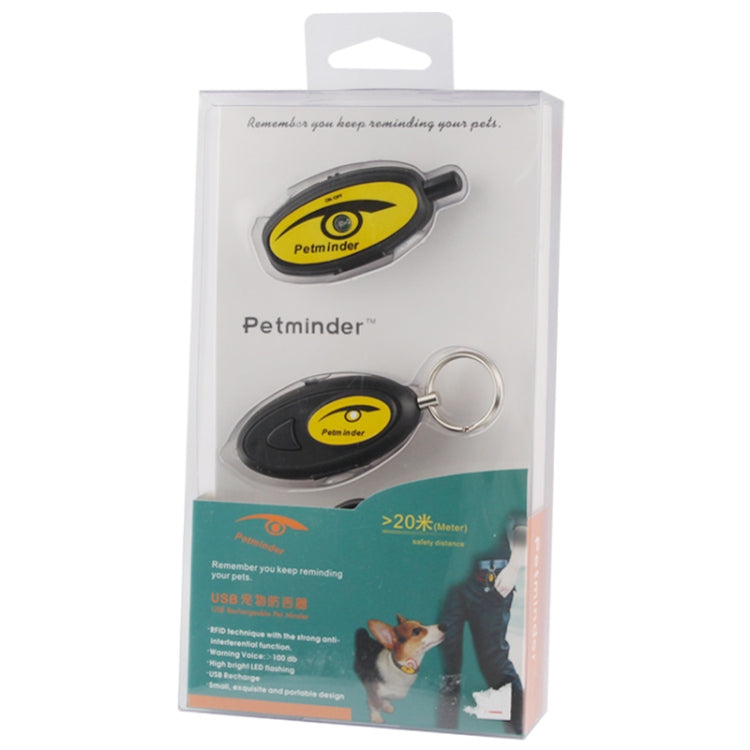 Rechargeable Pet Minder, Distance: 20m(Black)