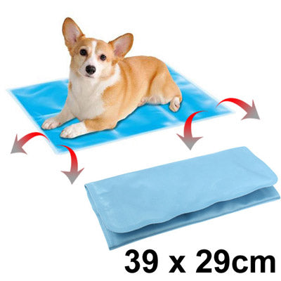 Dog / Cat Summer Heat Ice Pad, Suitable for Teddy, Bichon, Poodle, Chihuahua, Size: 39 x 29cm, Random Color Delivery