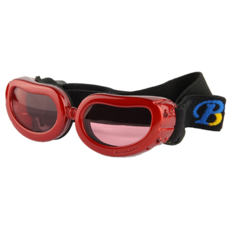 Fashion Pet Dog UV Goggles / Sunglasses Eye Wear Protection(Red)