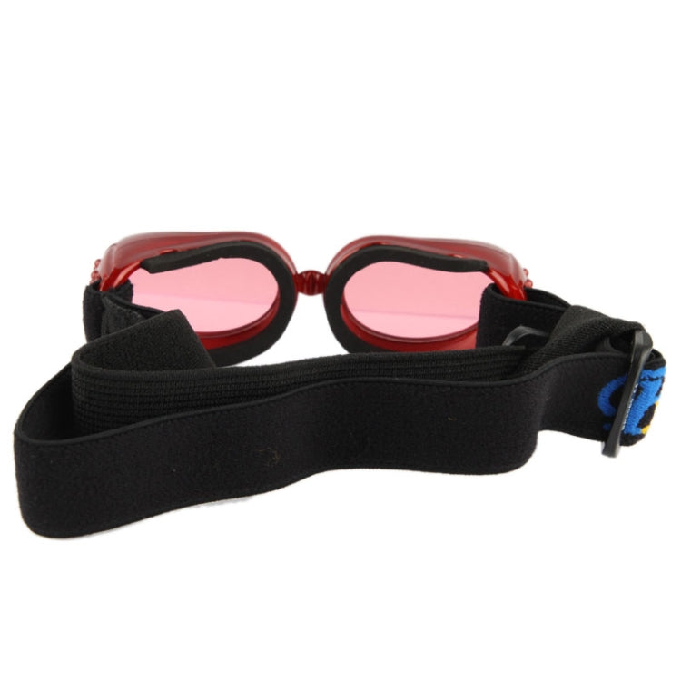 Fashion Pet Dog UV Goggles / Sunglasses Eye Wear Protection(Red)