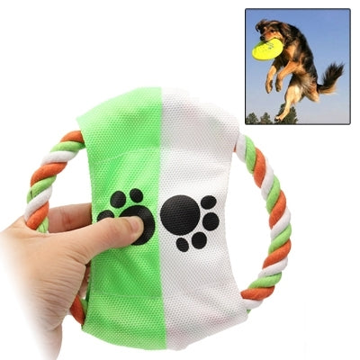 Cotton Cord Dog Flying Disc,  Random Color Delivery