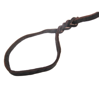 1.86m Genuine Leather Braided Harness Lead Leash Traction Rope Dog , Rope Chain for Puppy Dog Pet(Coffee)