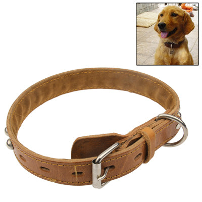 New Style Durable Synthetic Leather Dog Collar Pets Neck Strap (Size: 66 x 3.0cm)