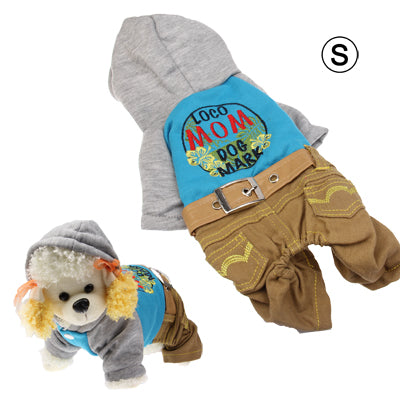 Spring & Autumn Western Denim Clothes for Dogs,