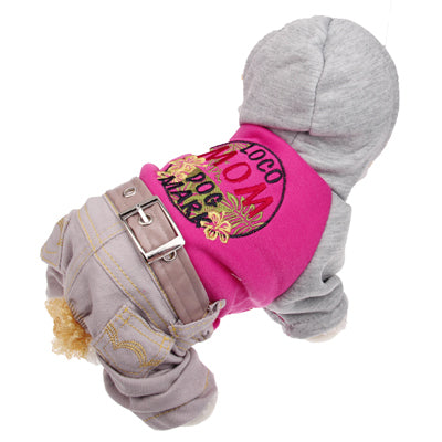 Spring & Autumn Western Denim Clothes for Dogs,
