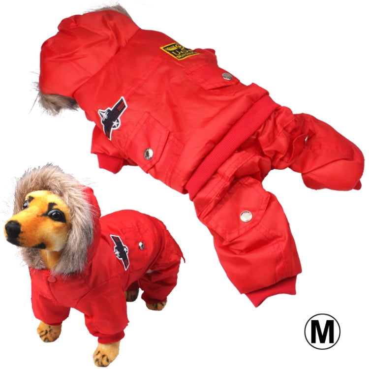 Air Force Uniform Style Dog Warm Coat Autumn / Winter Clothes