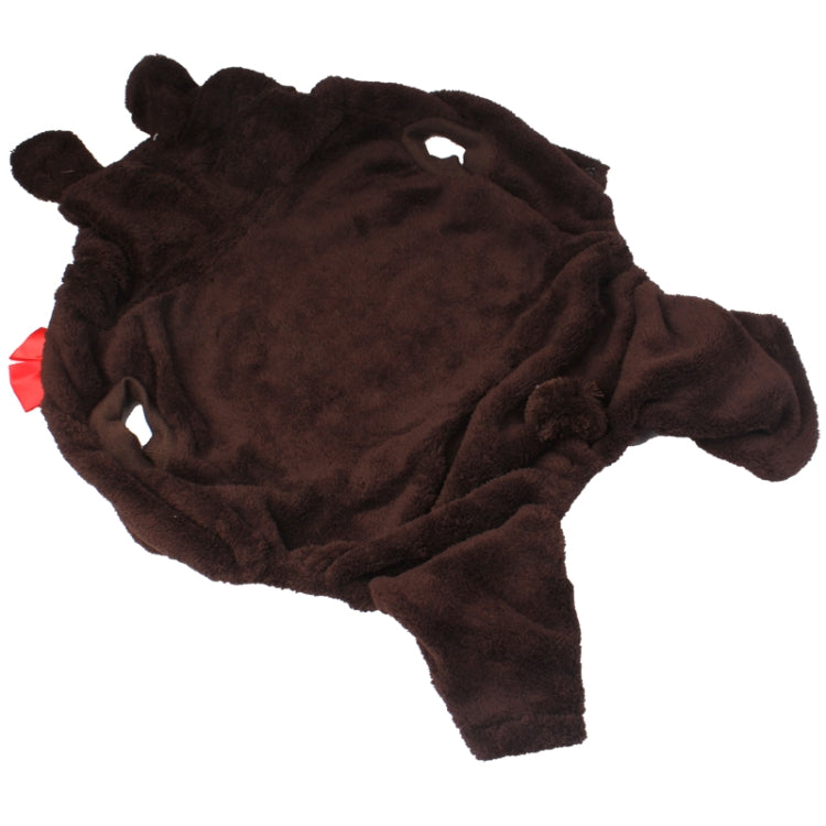 Lovely Bear Style Plush Dog Coat Autumn / Winter Clothes